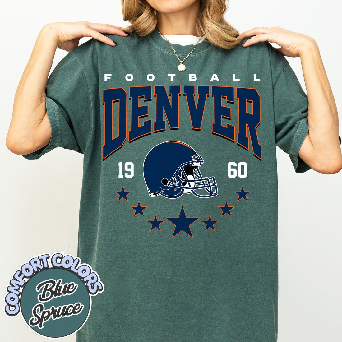 Unisex Denver football vintage t-shirt for men and women