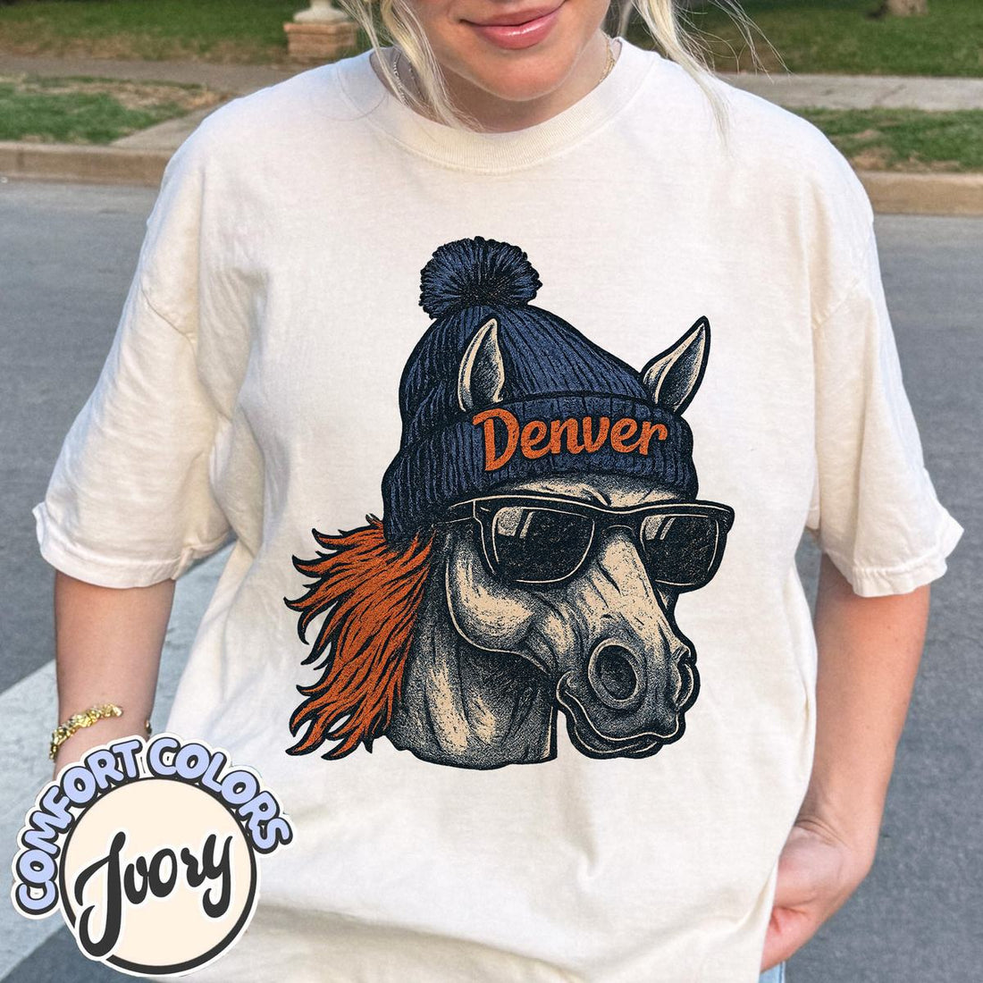 Unisex Denver football vintage t-shirt for men and women