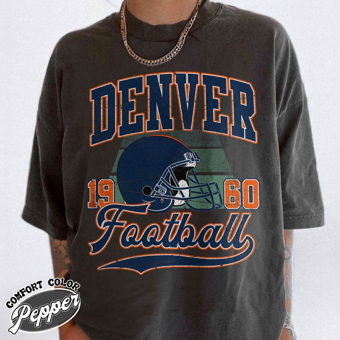 Unisex Denver football vintage t-shirt for men and women