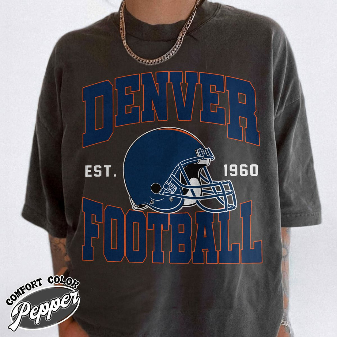 Unisex Denver football vintage t-shirt for men and women