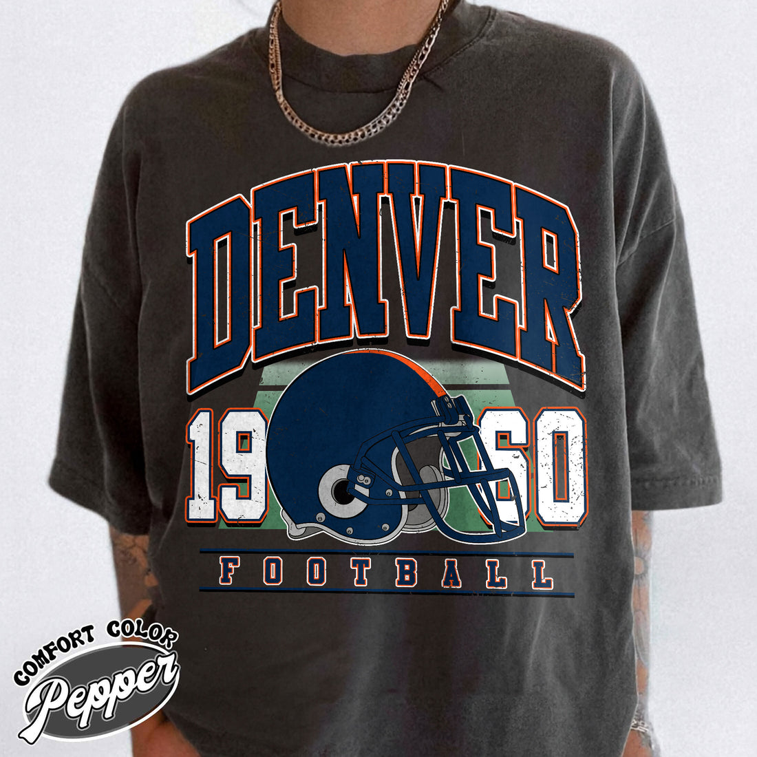 Unisex Denver football vintage t-shirt for men and women