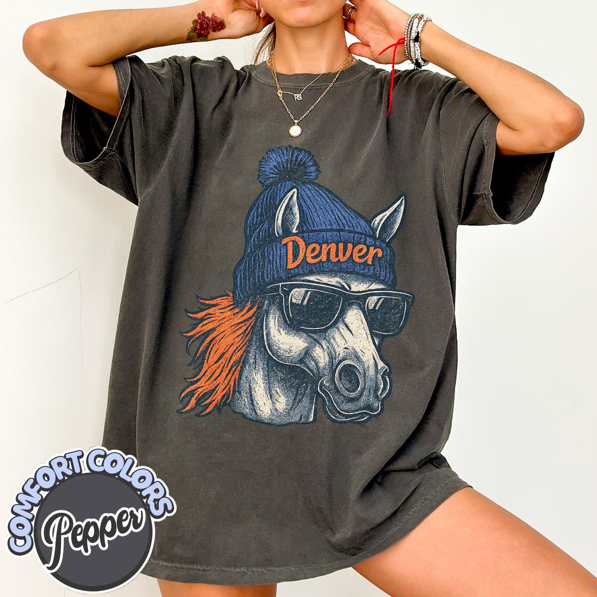 Unisex Denver football vintage t-shirt for men and women