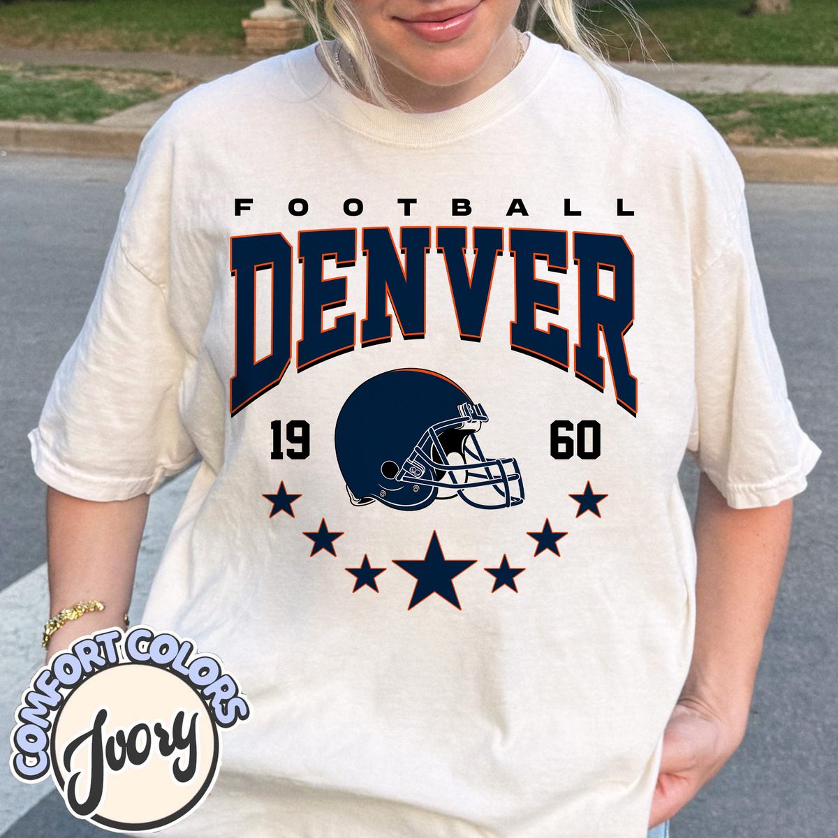 Unisex Denver football vintage t-shirt for men and women