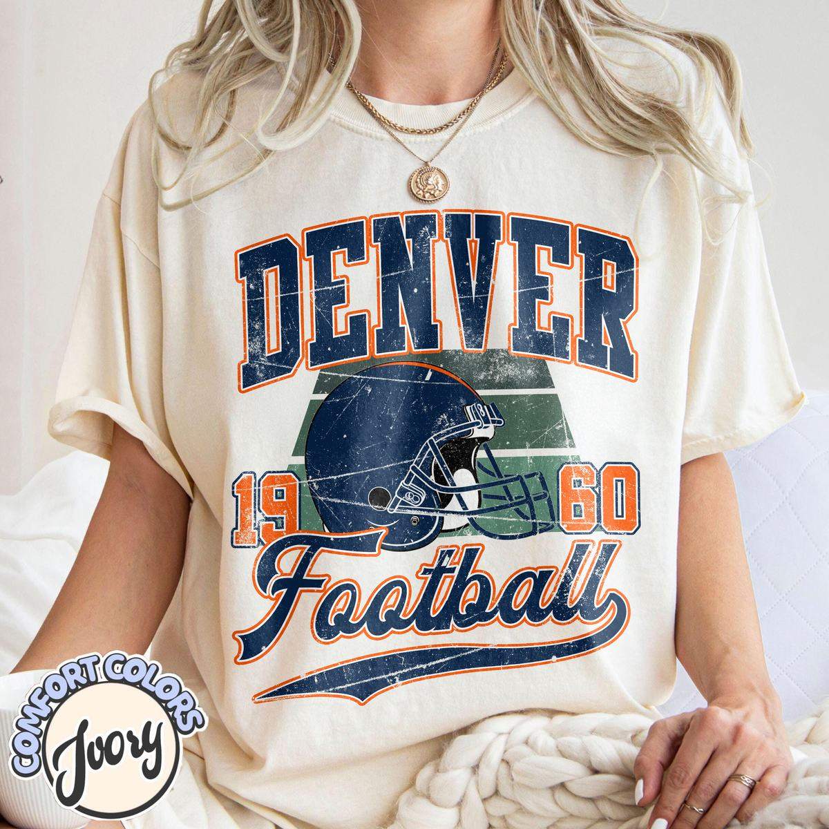 Unisex Denver football vintage t-shirt for men and women