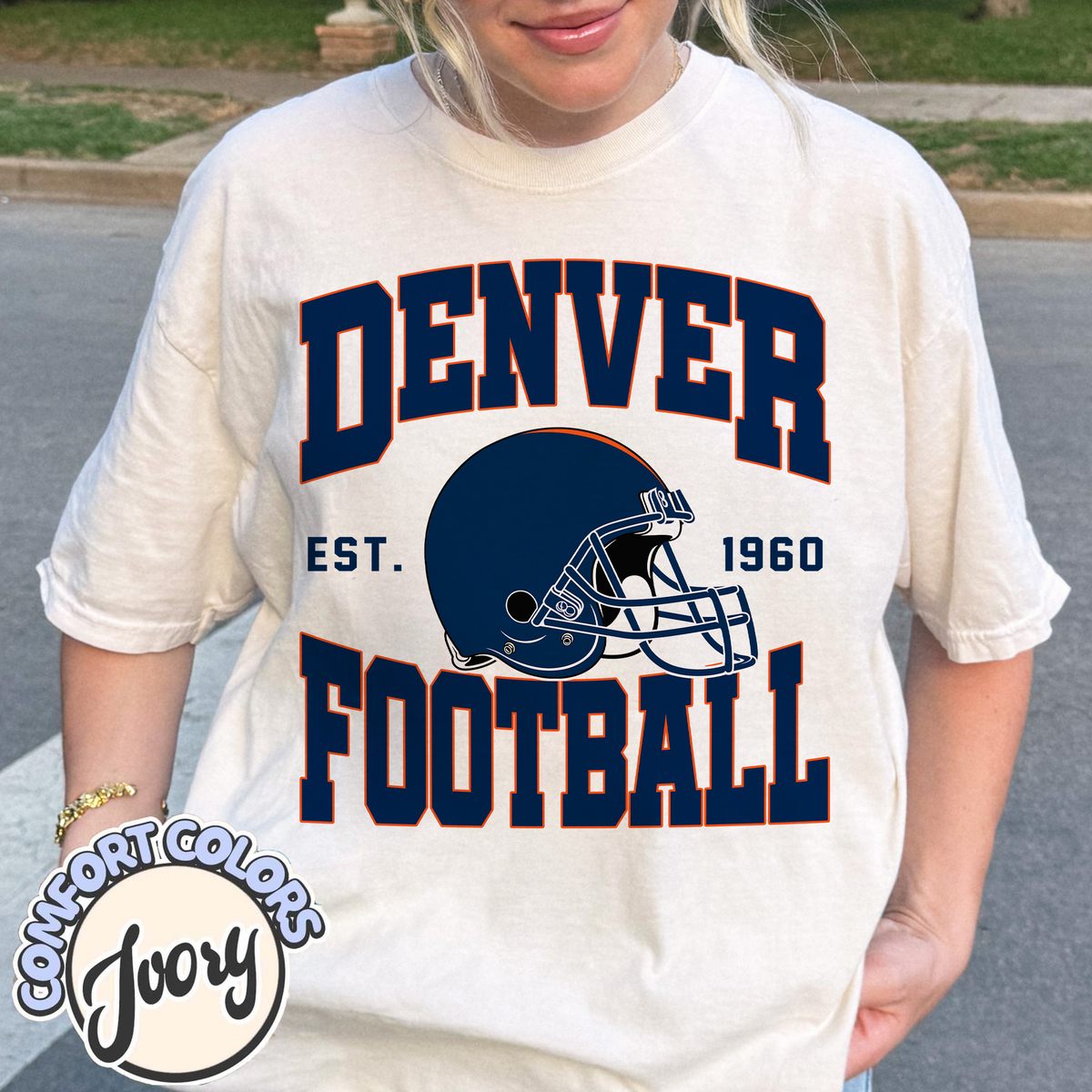 Unisex Denver football vintage t-shirt for men and women