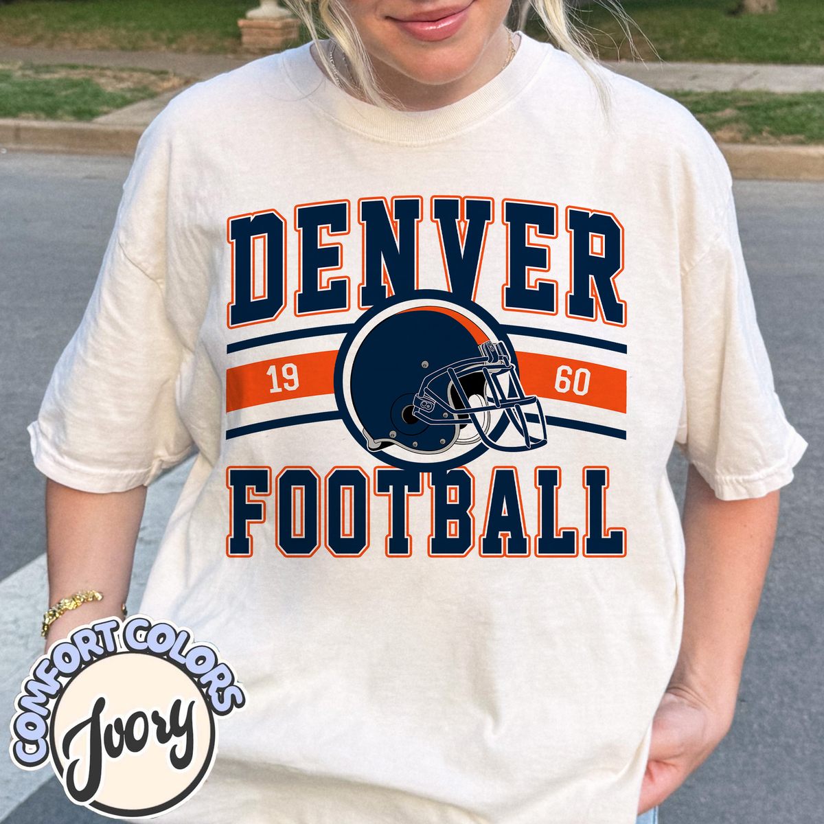 Unisex Denver football vintage t-shirt for men and women