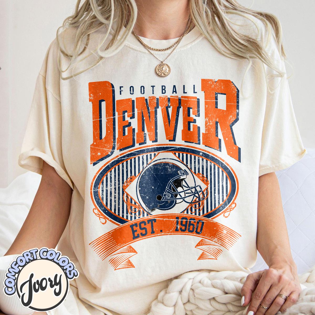 Unisex Denver football vintage t-shirt for men and women
