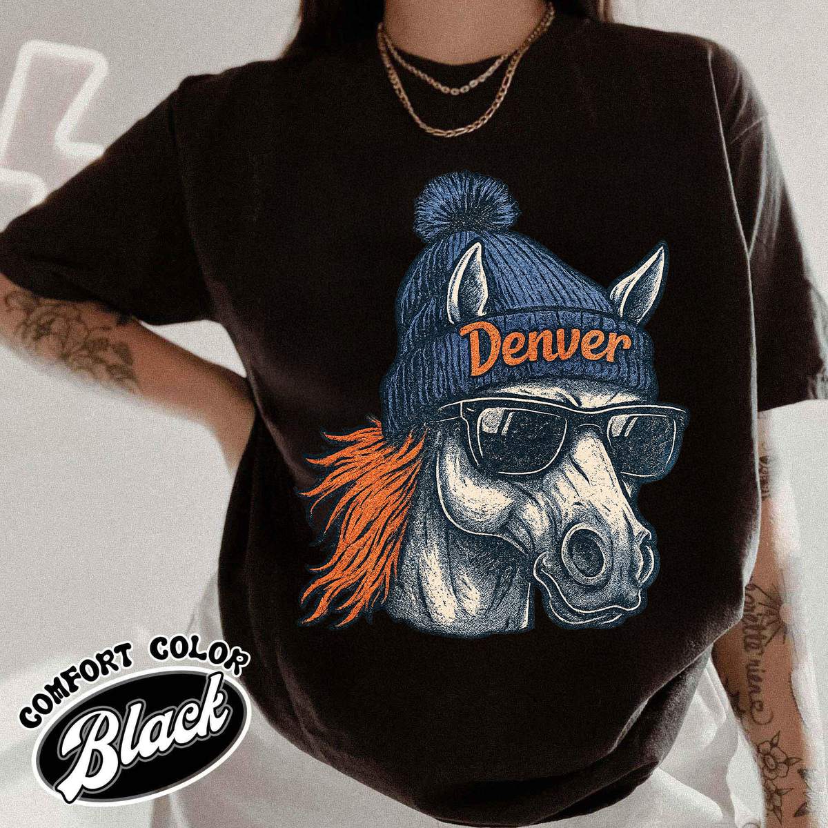 Unisex Denver football vintage t-shirt for men and women