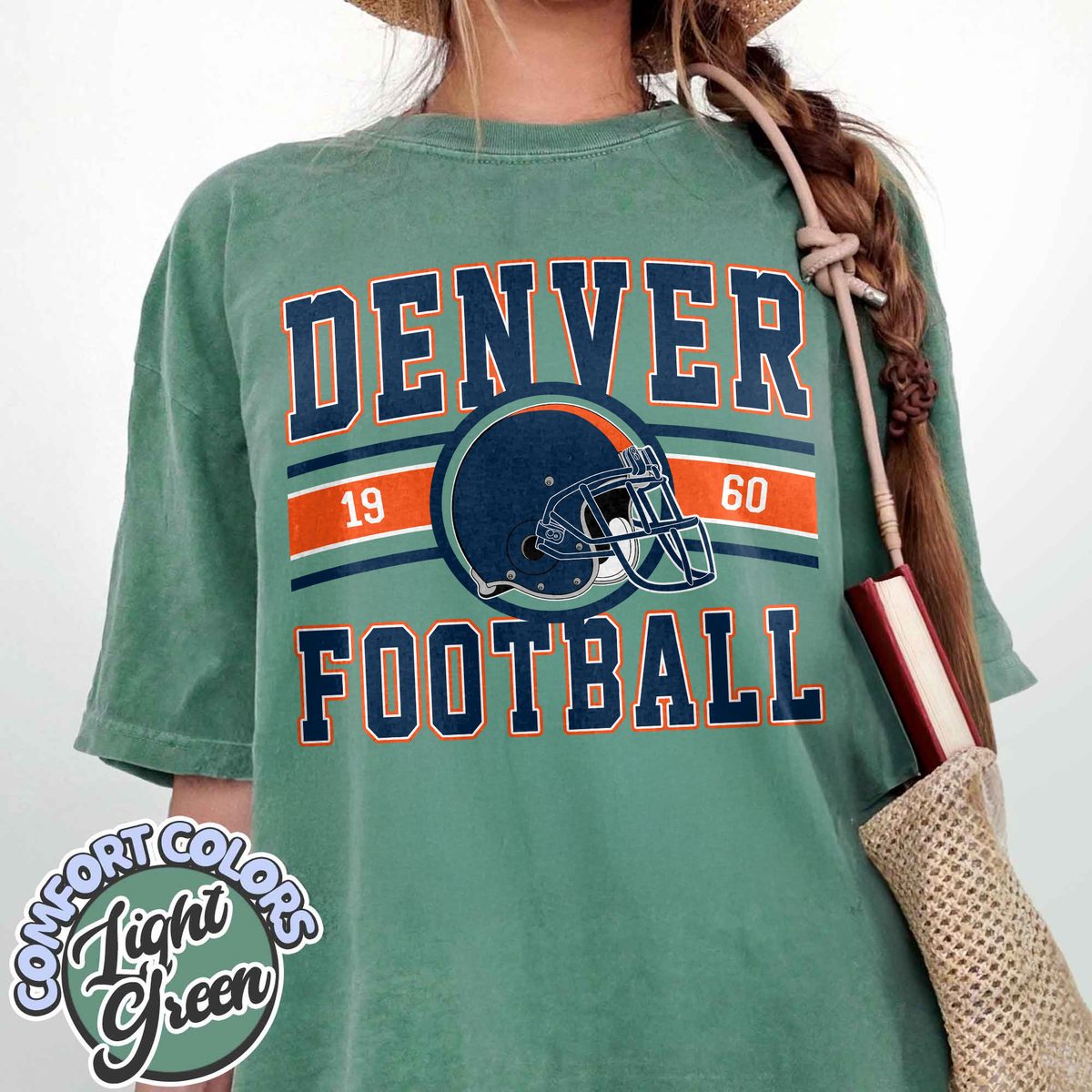 Unisex Denver football vintage t-shirt for men and women