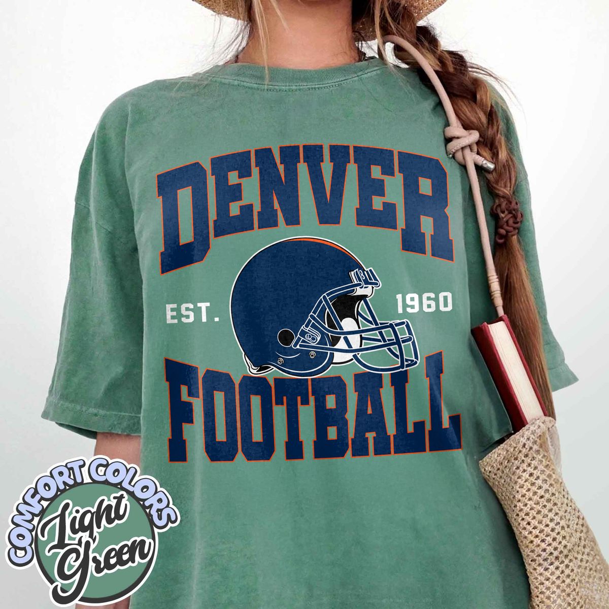 Unisex Denver football vintage t-shirt for men and women