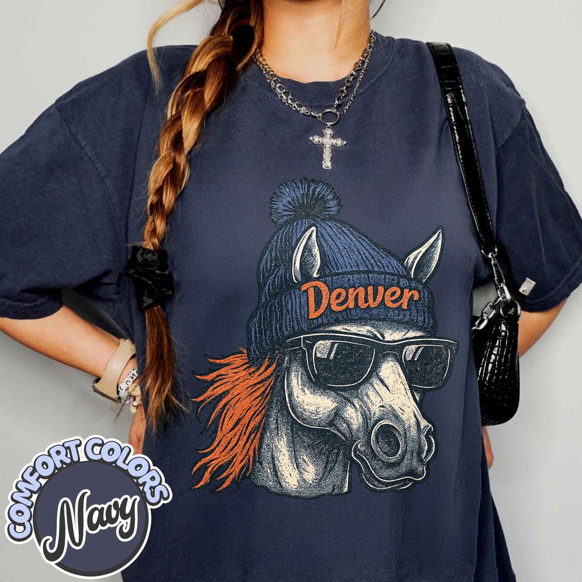 Unisex Denver football vintage t-shirt for men and women