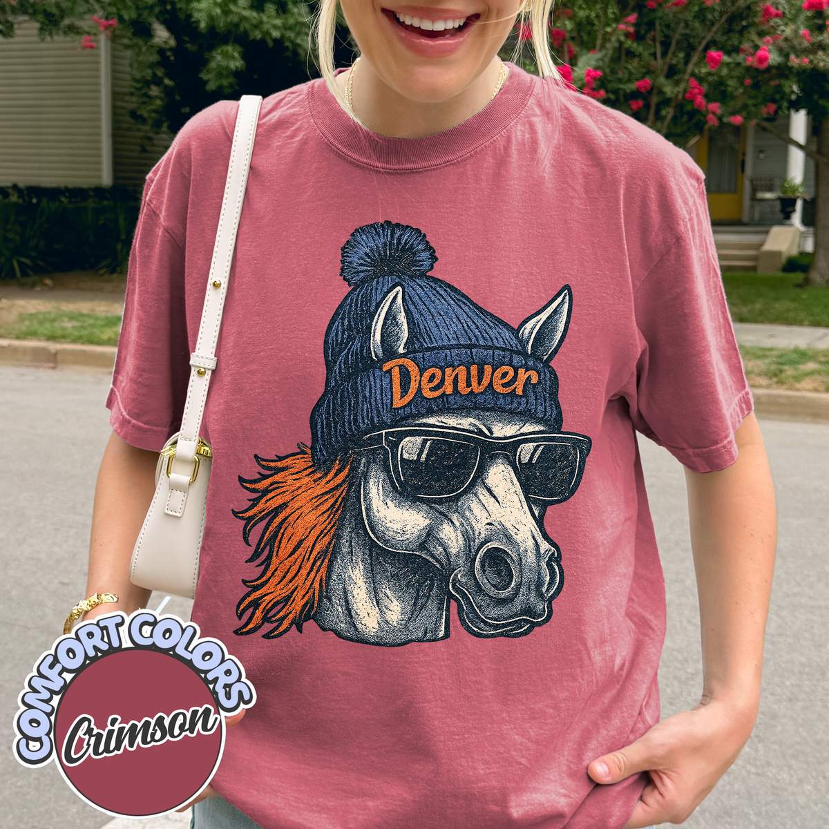Unisex Denver football vintage t-shirt for men and women