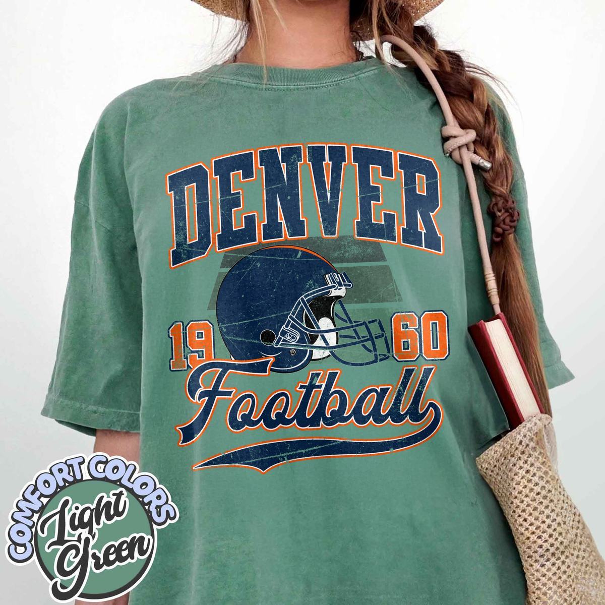 Unisex Denver football vintage t-shirt for men and women