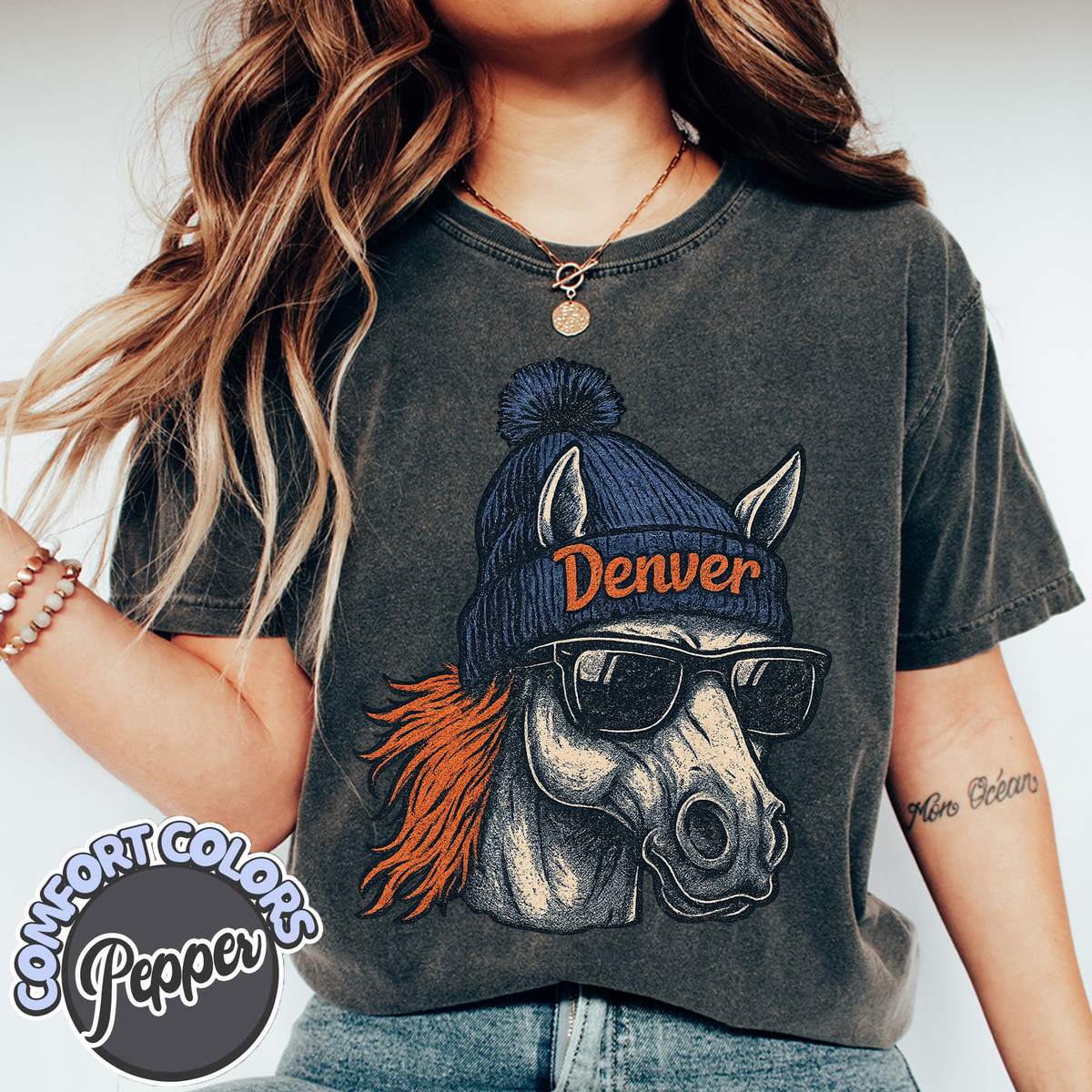 Unisex Denver football vintage t-shirt for men and women