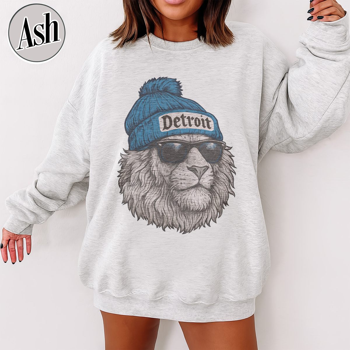 Unisex Detroit football vintage sweatshirt for men and women