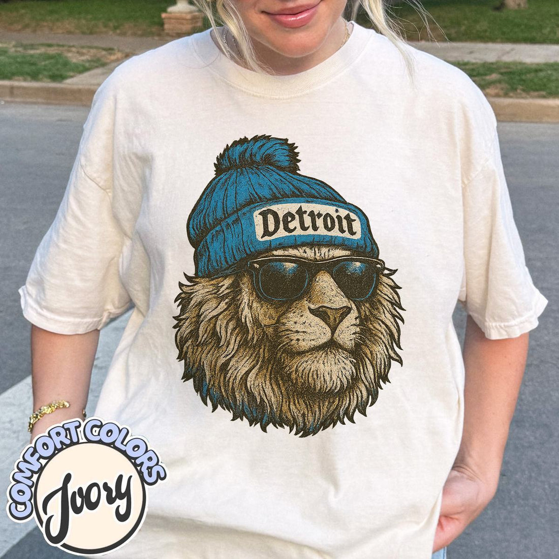 Unisex Detroit football vintage t-shirt for men and women