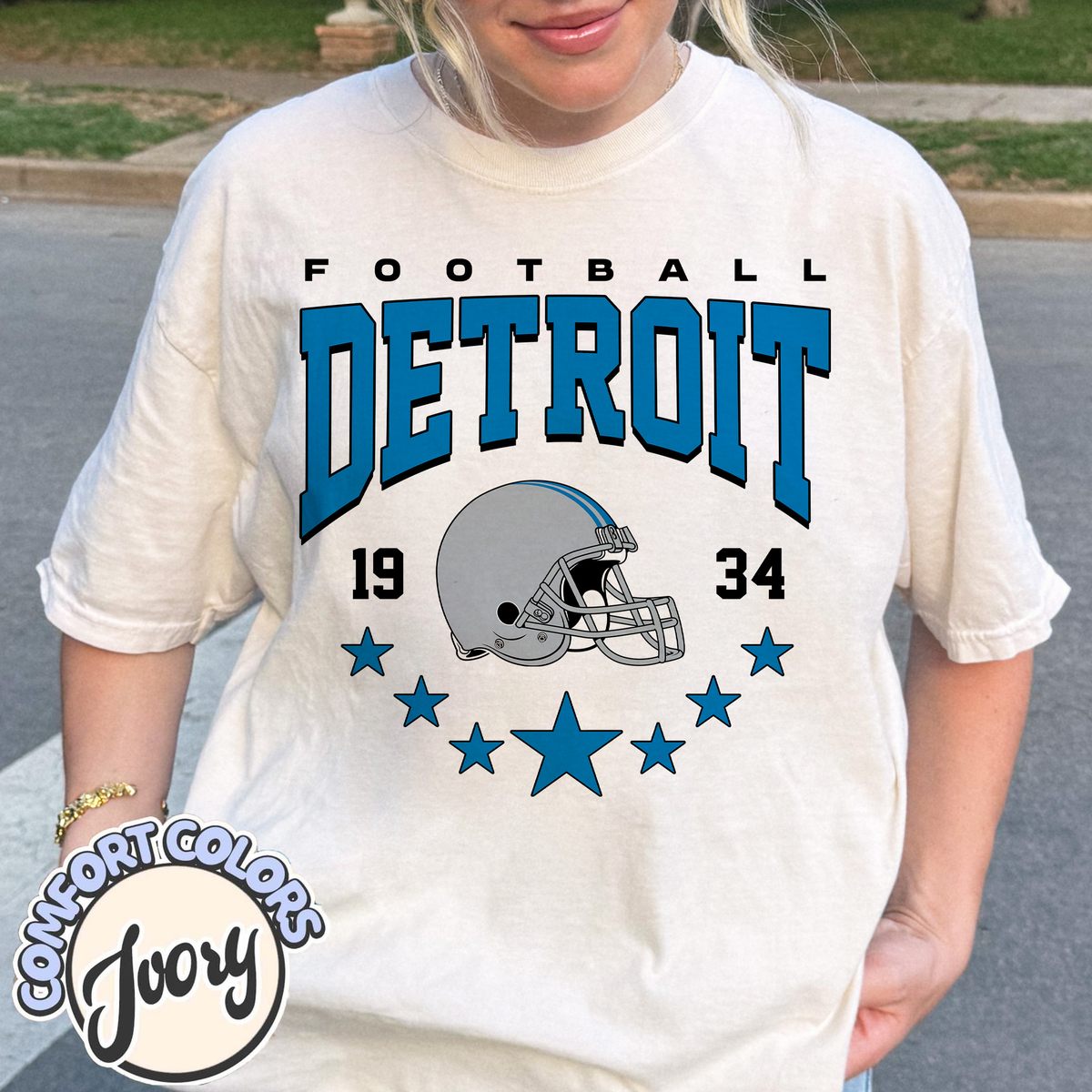 Unisex Detroit football vintage t-shirt for men and women
