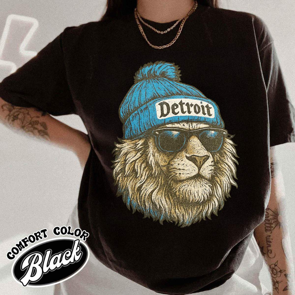 Unisex Detroit football vintage t-shirt for men and women
