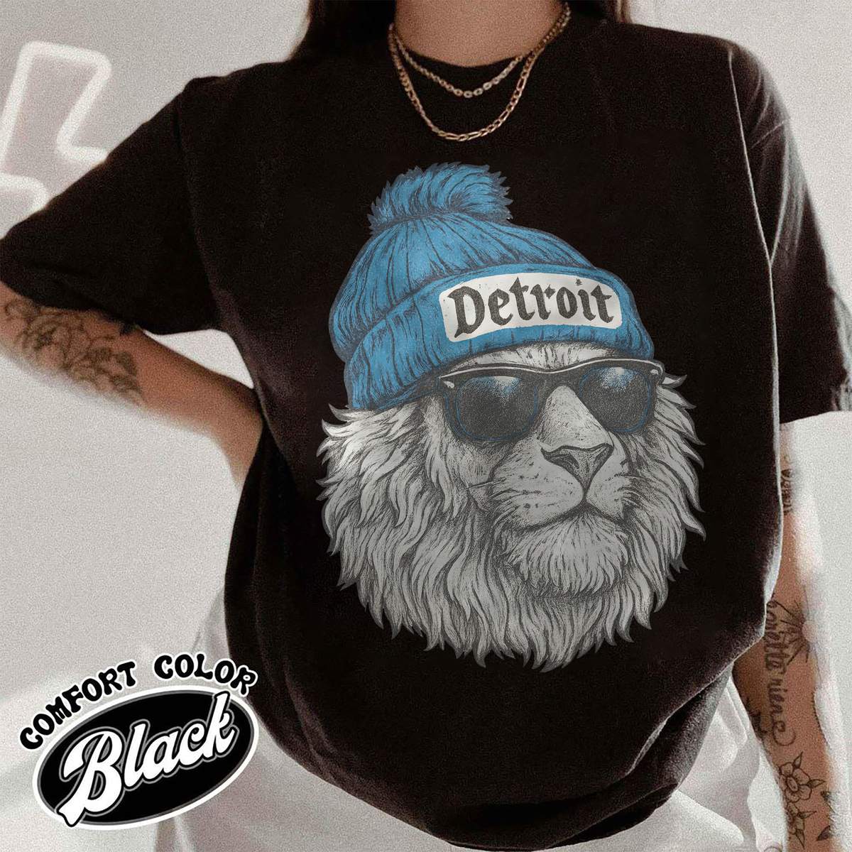 Unisex Detroit football vintage t-shirt for men and women