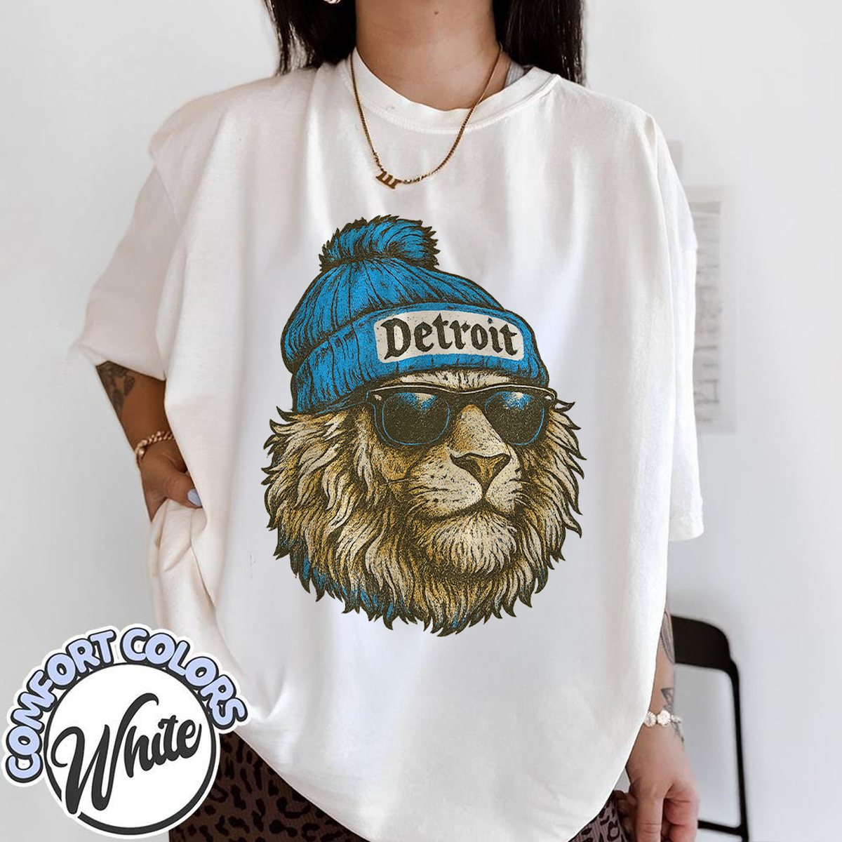 Unisex Detroit football vintage t-shirt for men and women