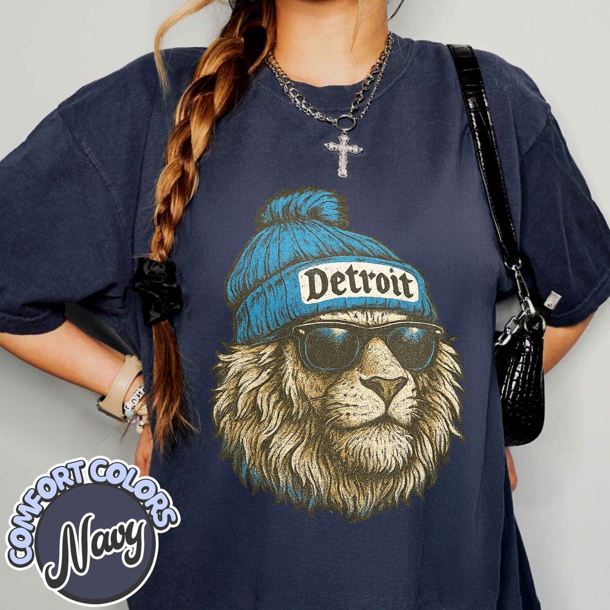 Unisex Detroit football vintage t-shirt for men and women