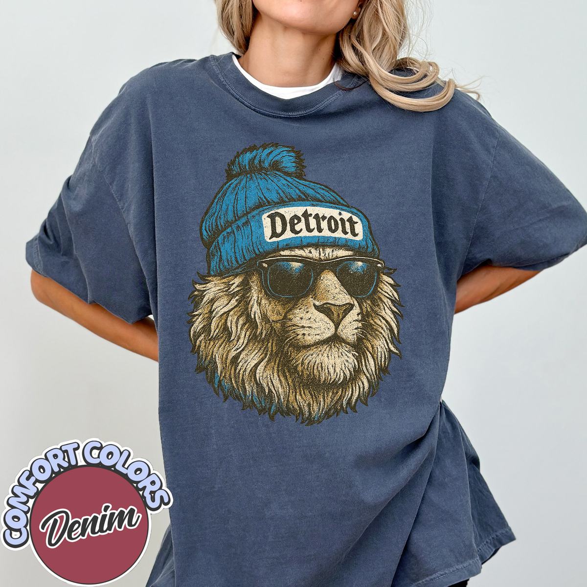 Unisex Detroit football vintage t-shirt for men and women