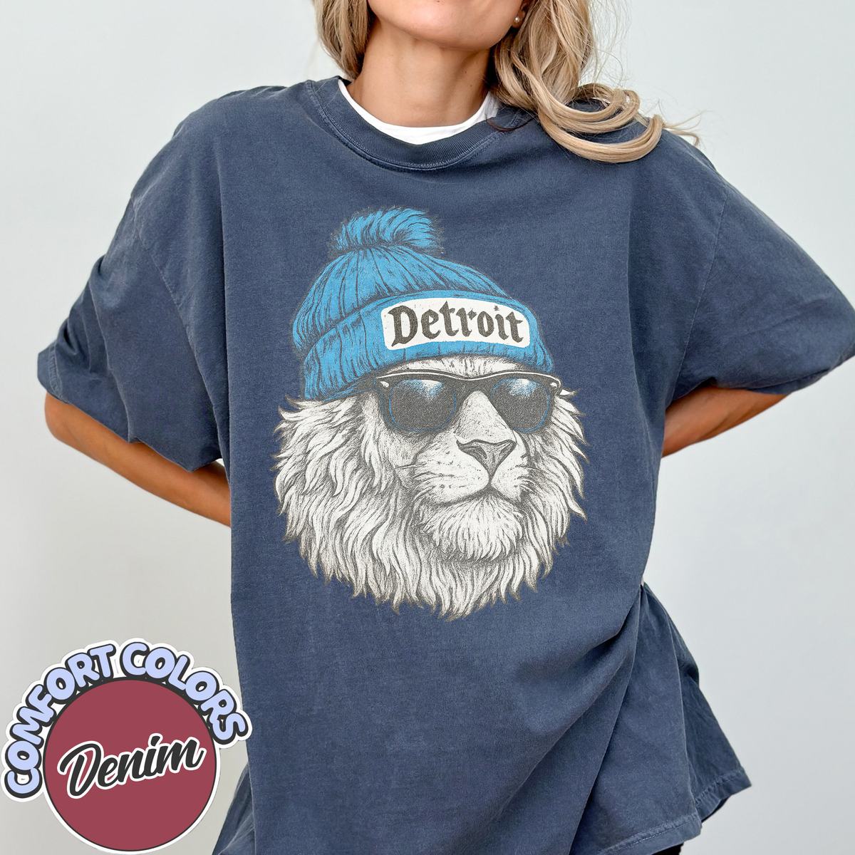 Unisex Detroit football vintage t-shirt for men and women