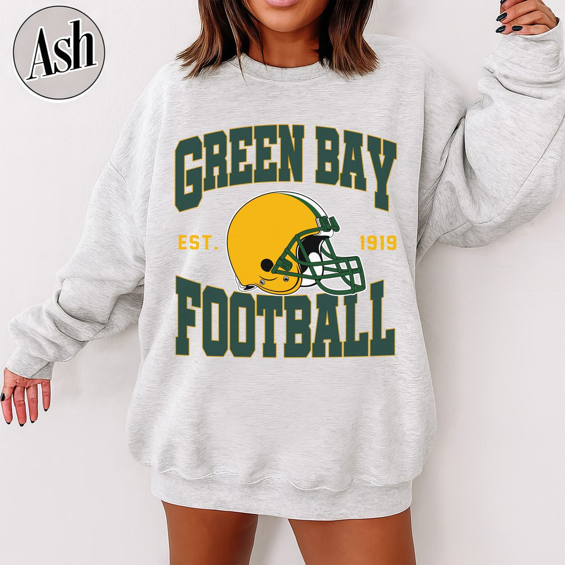 Unisex Green Bay football vintage crewneck sweatshirt for men and women