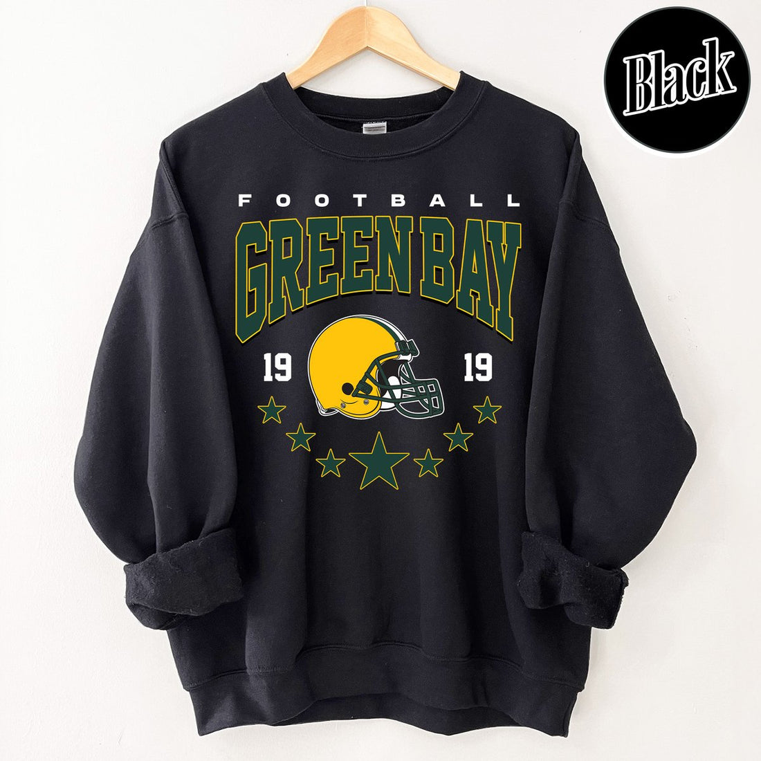 Unisex Green Bay football vintage crewneck sweatshirt for men and women
