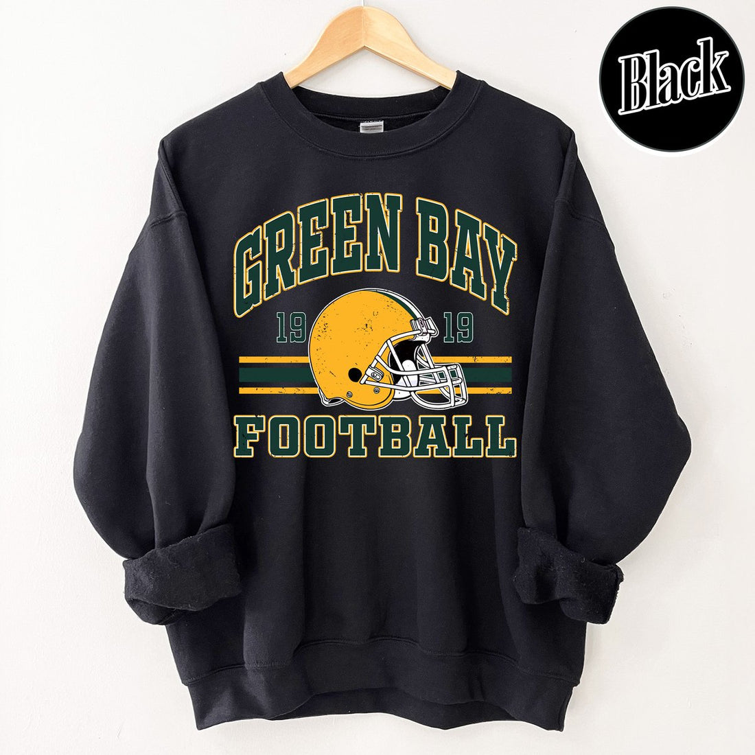 Unisex Green Bay football vintage crewneck sweatshirt for men and women