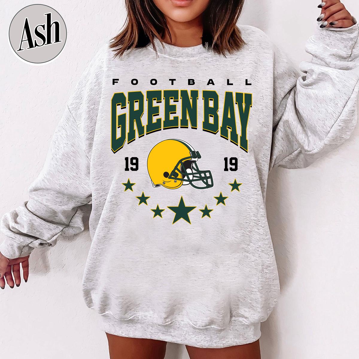 Unisex Green Bay football vintage crewneck sweatshirt for men and women