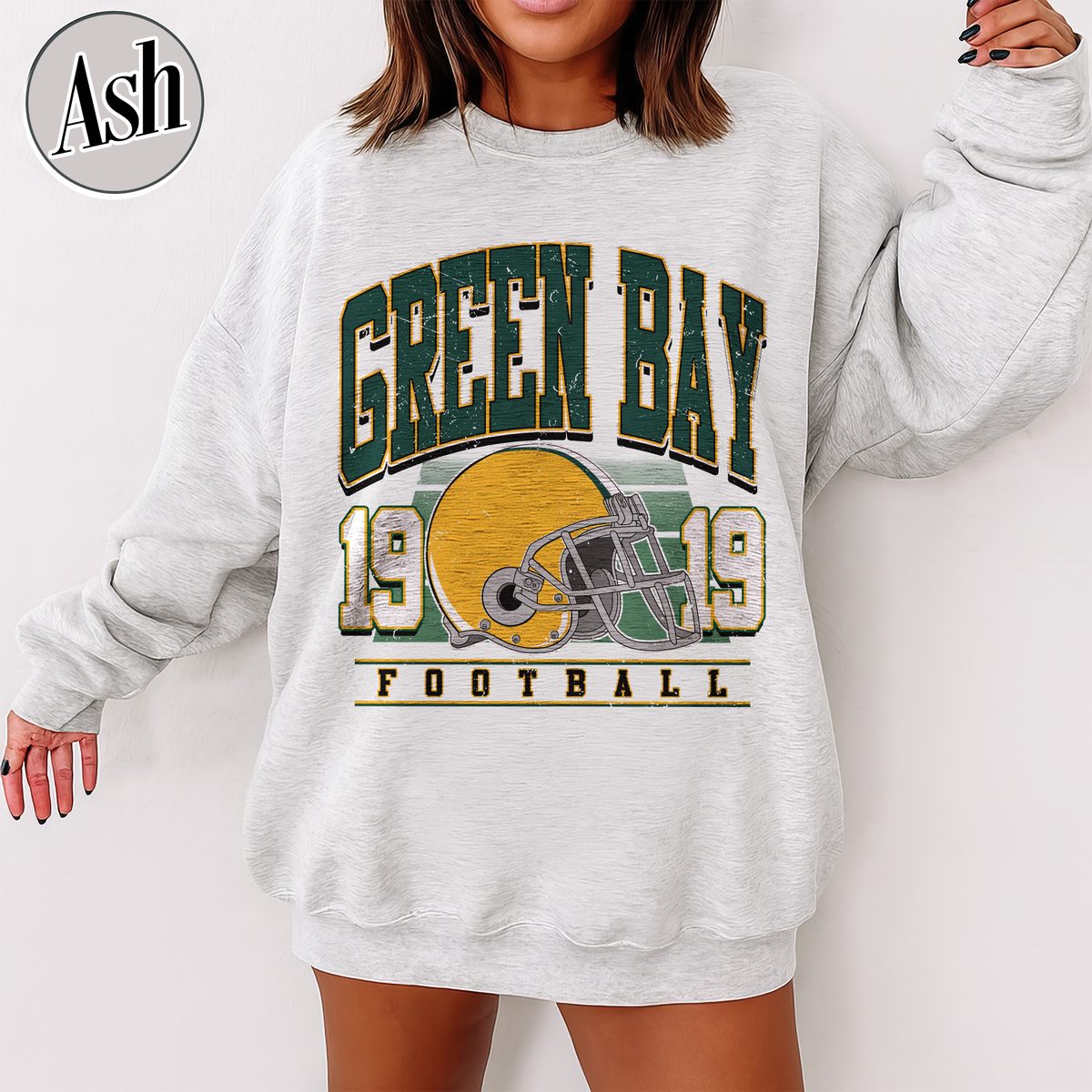 Unisex Green Bay football vintage crewneck sweatshirt for men and women