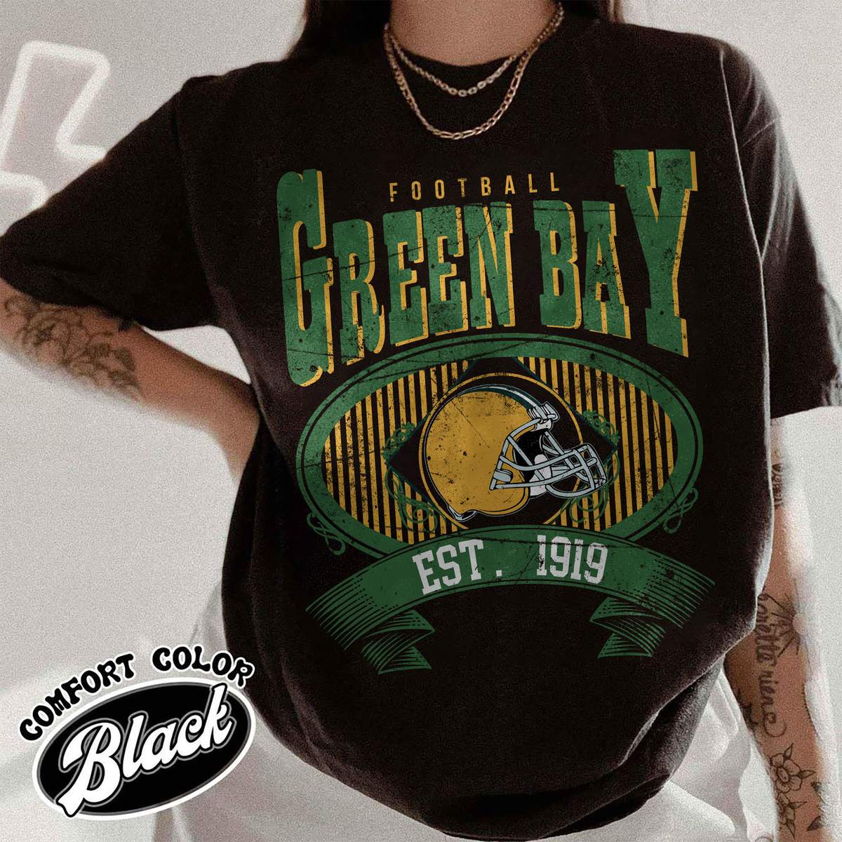 Unisex Green Bay football vintage t-shirt for men and women