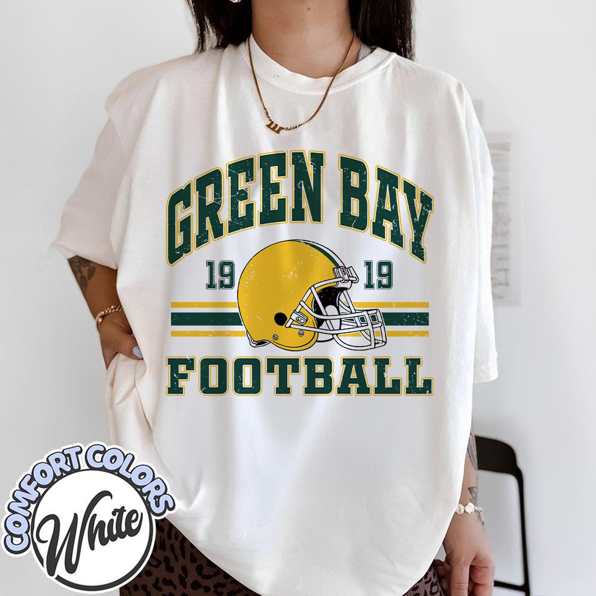 Unisex Green Bay football vintage t-shirt for men and women