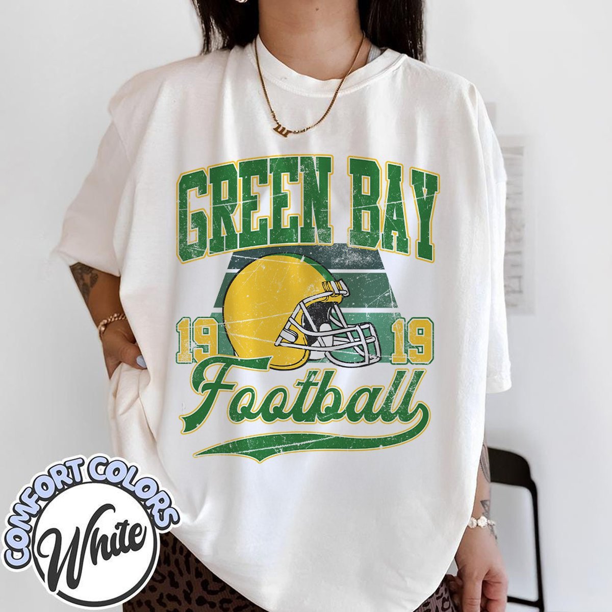 Unisex Green Bay football vintage t-shirt for men and women