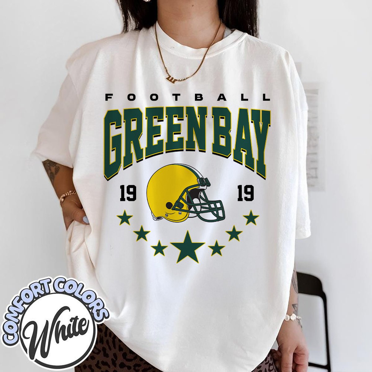 Unisex Green Bay football vintage t-shirt for men and women