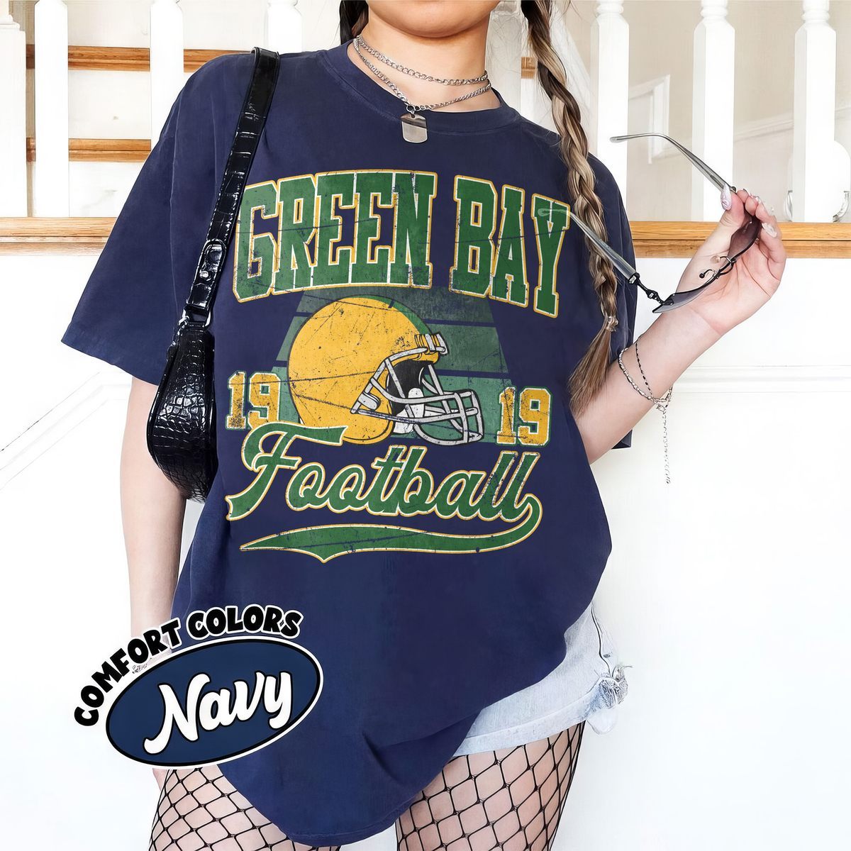Unisex Green Bay football vintage t-shirt for men and women