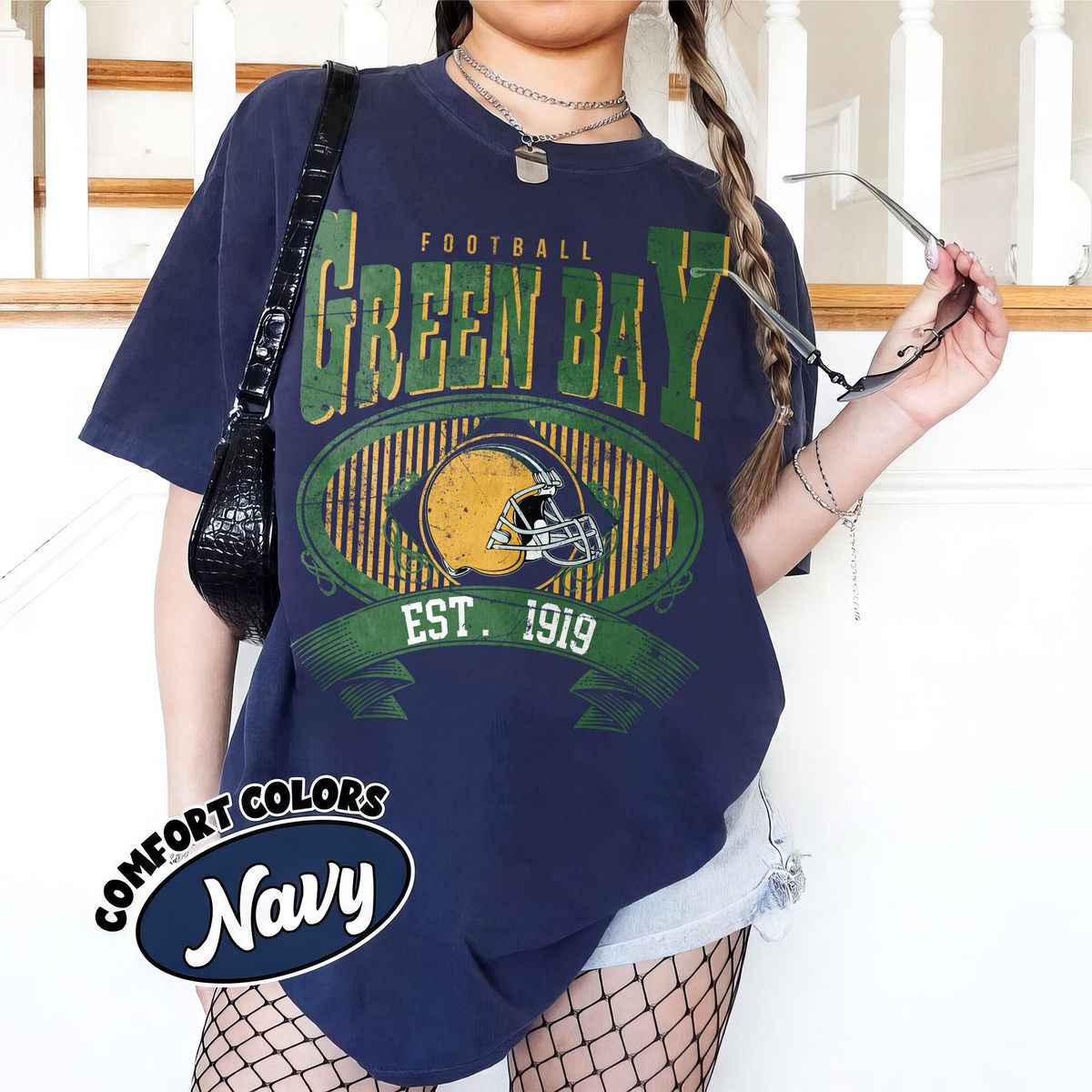 Unisex Green Bay football vintage t-shirt for men and women