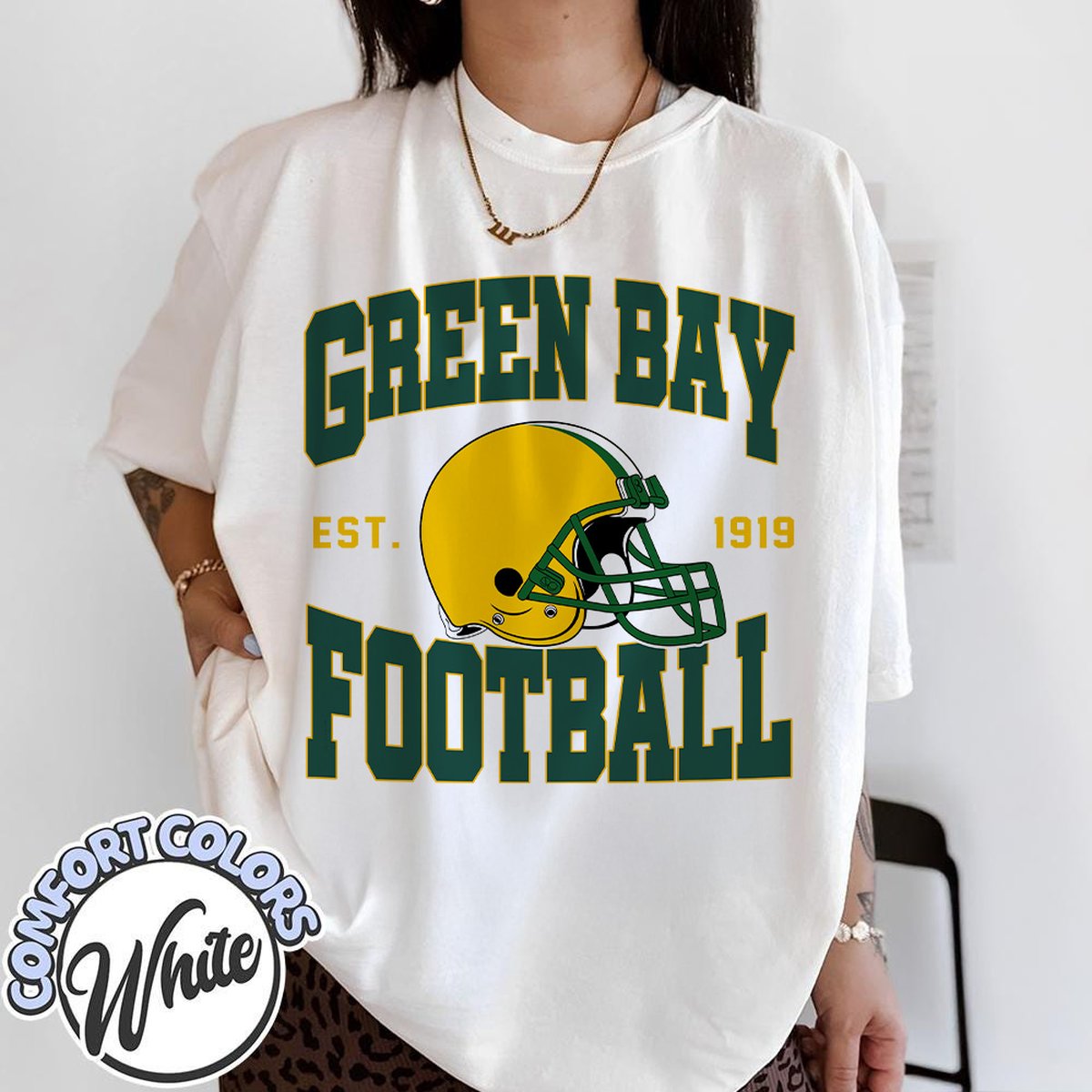 Unisex Green Bay football vintage t-shirt for men and women