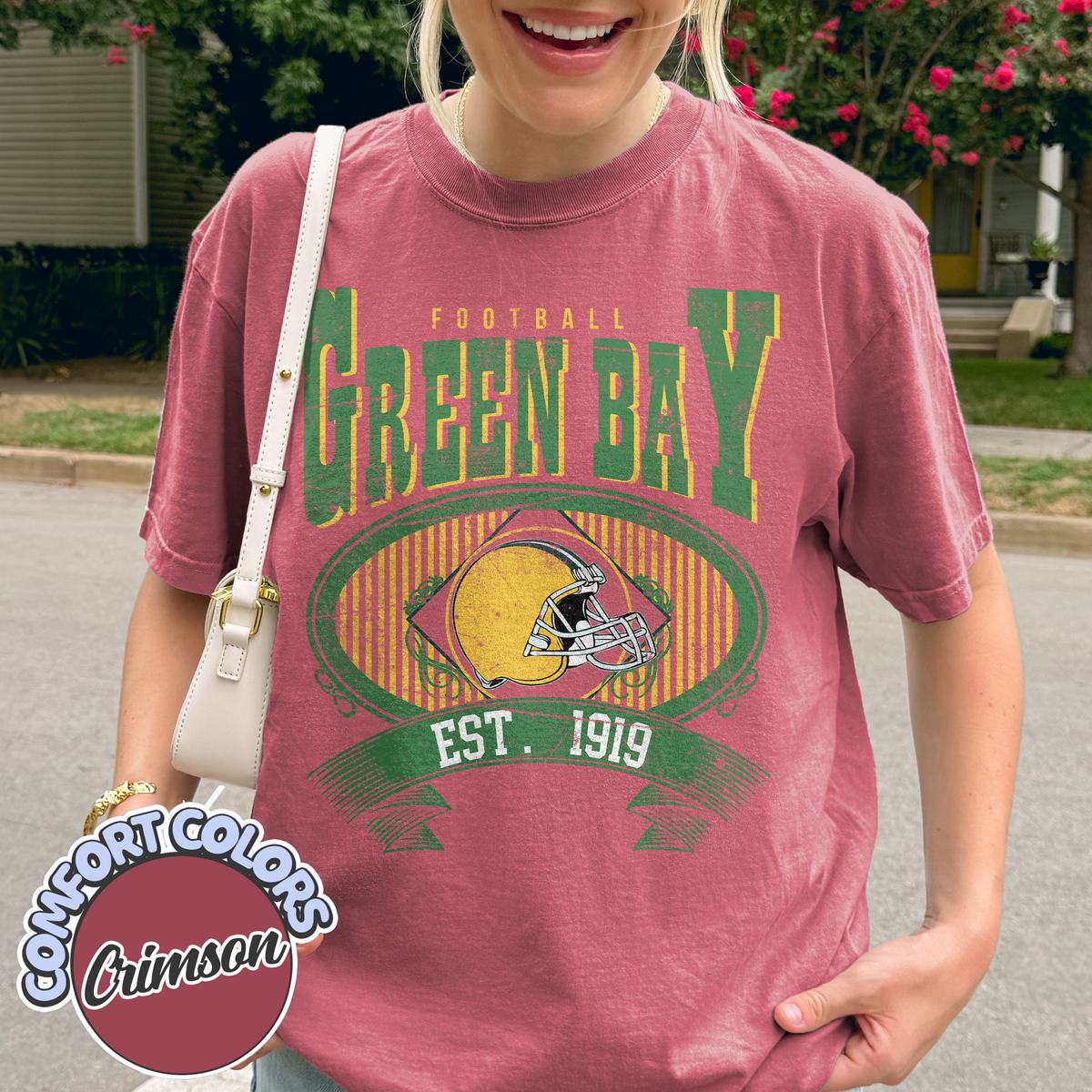 Unisex Green Bay football vintage t-shirt for men and women