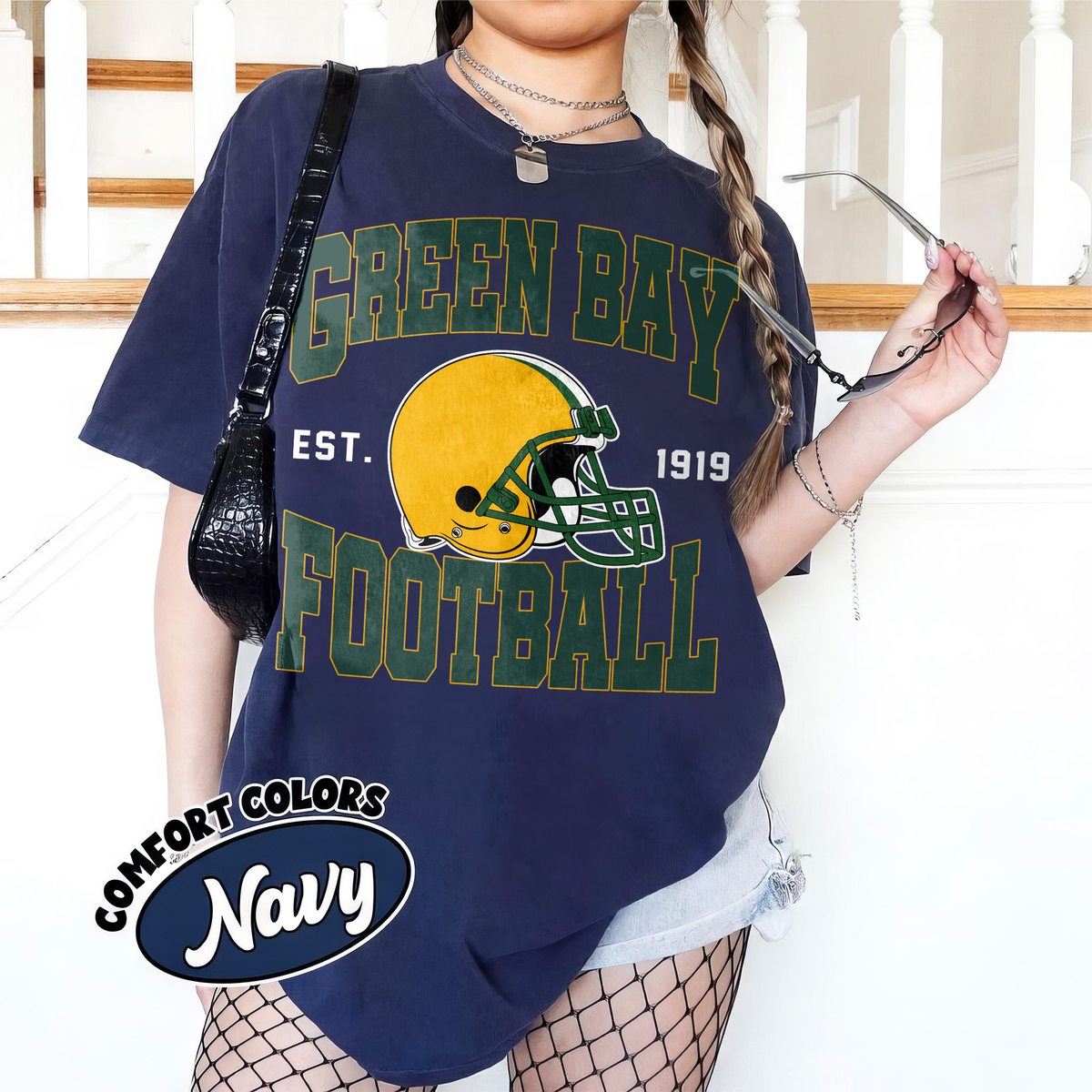 Unisex Green Bay football vintage t-shirt for men and women
