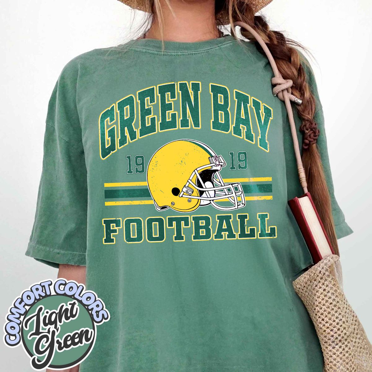 Unisex Green Bay football vintage t-shirt for men and women