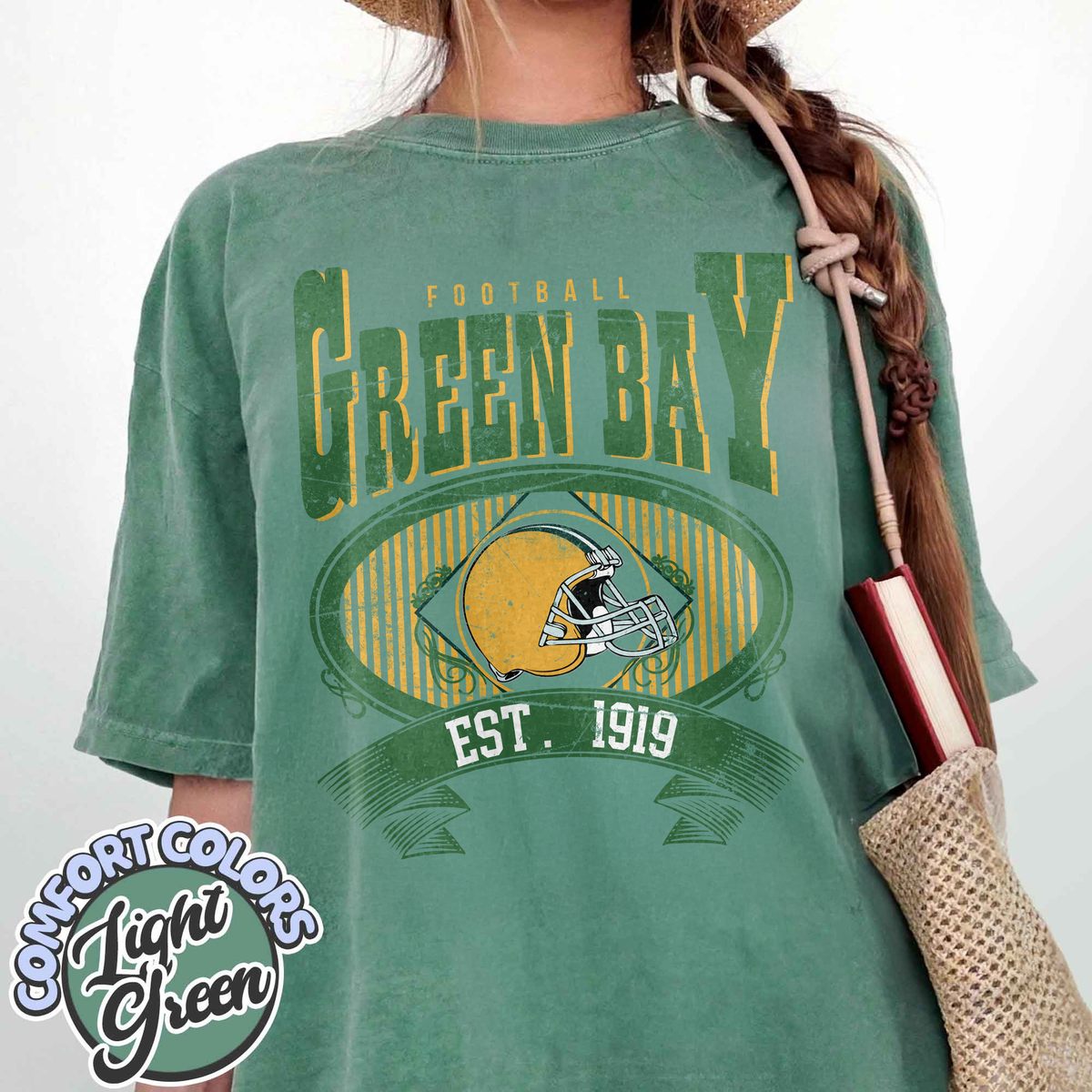 Unisex Green Bay football vintage t-shirt for men and women