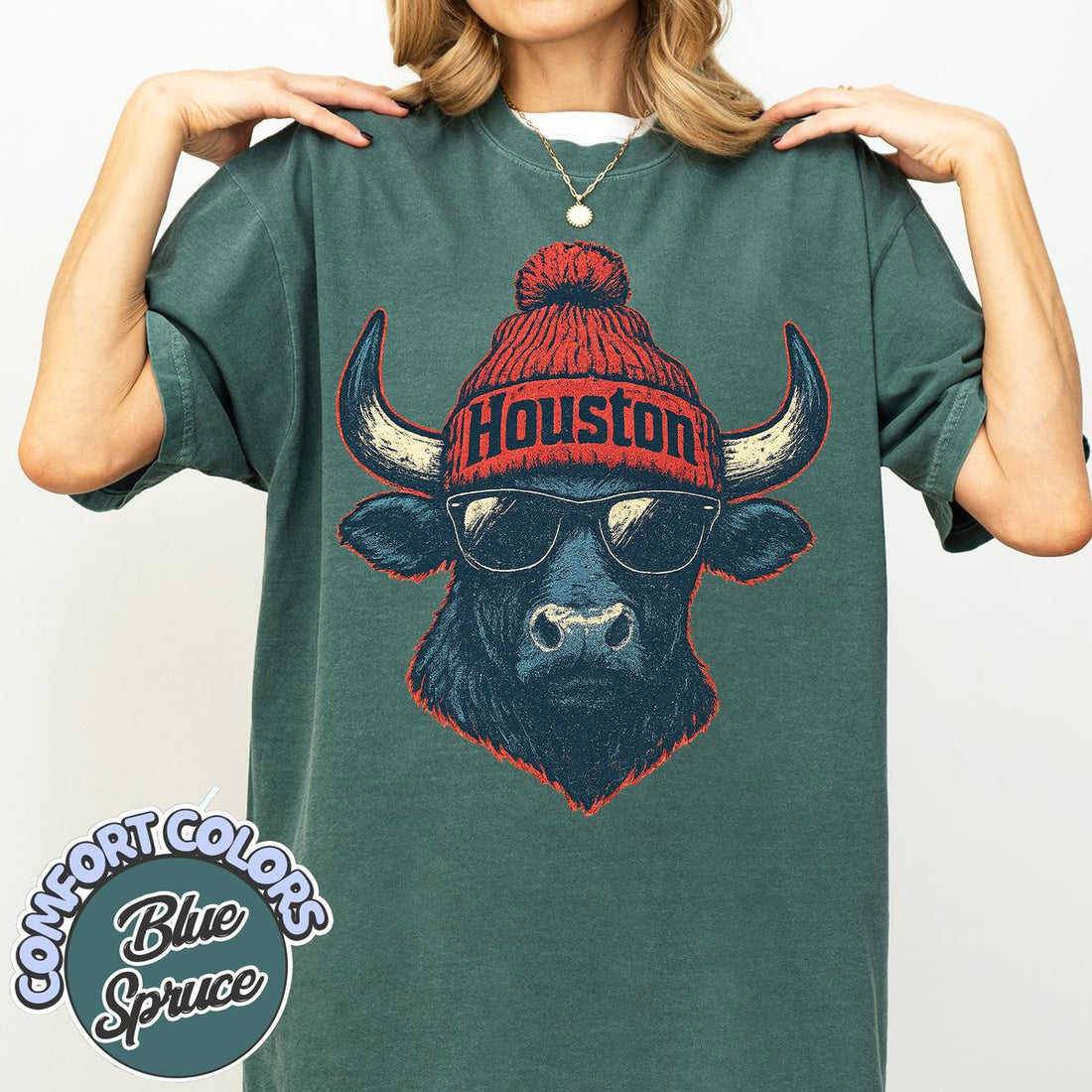 Unisex Houston football vintage t-shirt for men and women