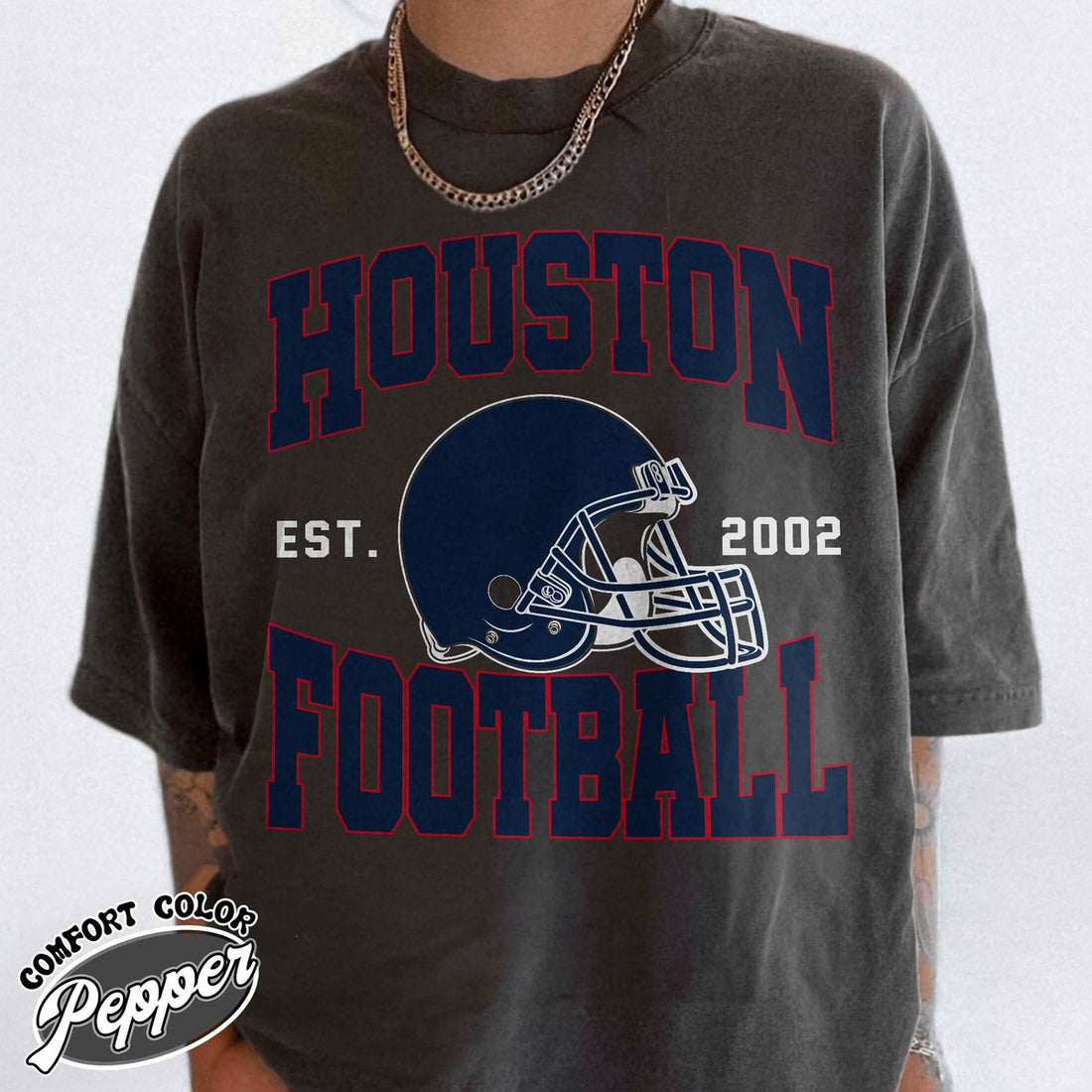 Unisex Houston football vintage t-shirt for men and women