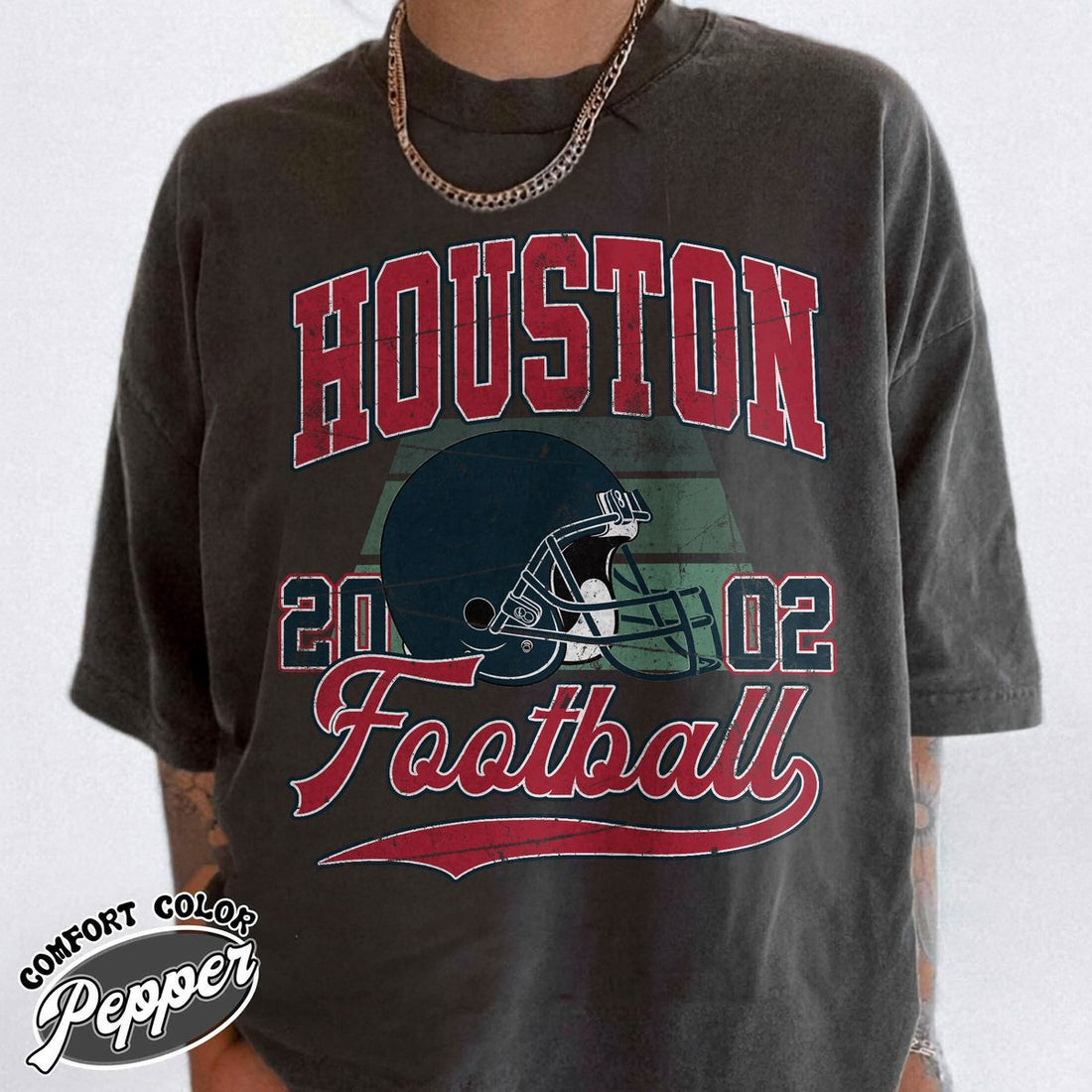 Unisex Houston football vintage t-shirt for men and women