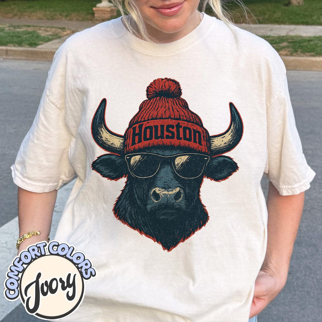 Unisex Houston football vintage t-shirt for men and women