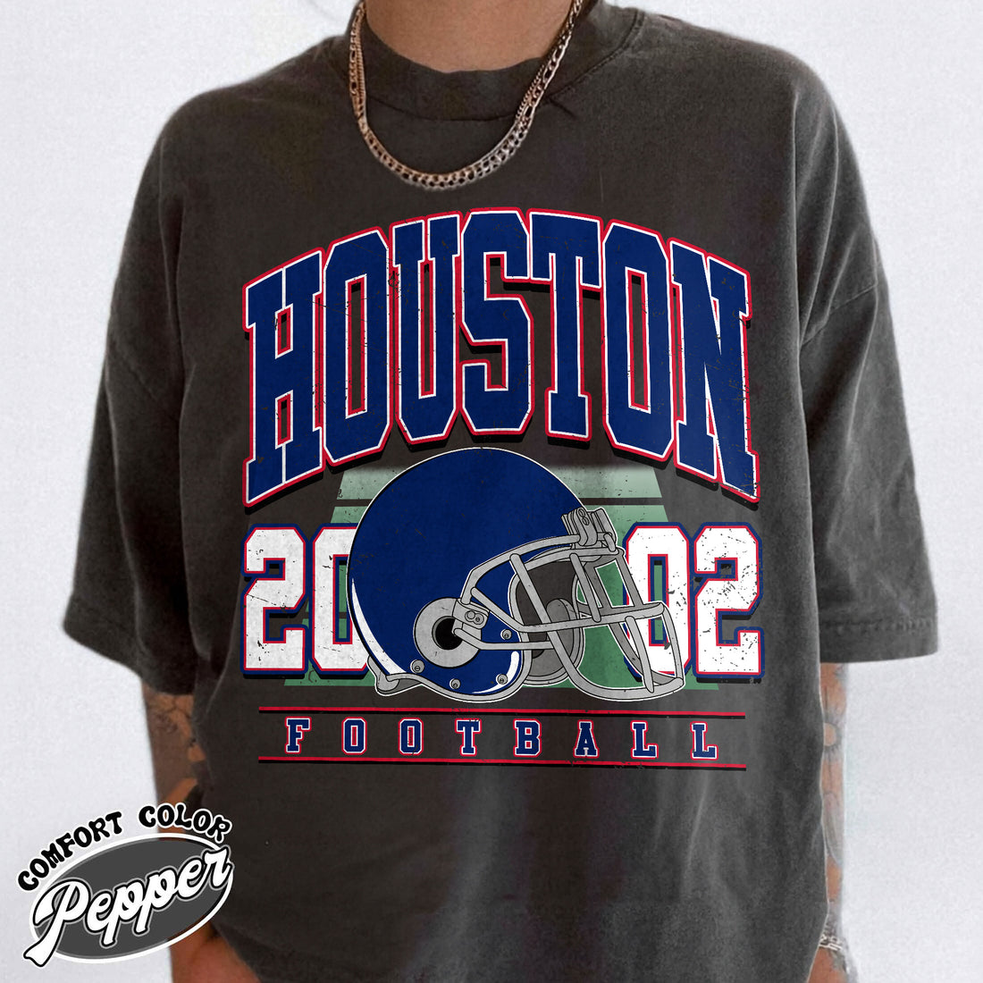 Unisex Houston football vintage t-shirt for men and women