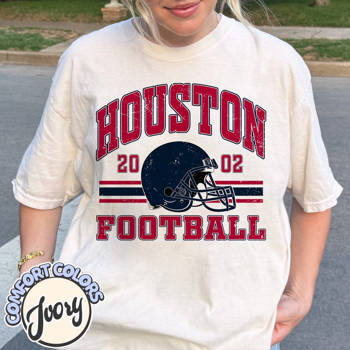 Unisex Houston football vintage t-shirt for men and women