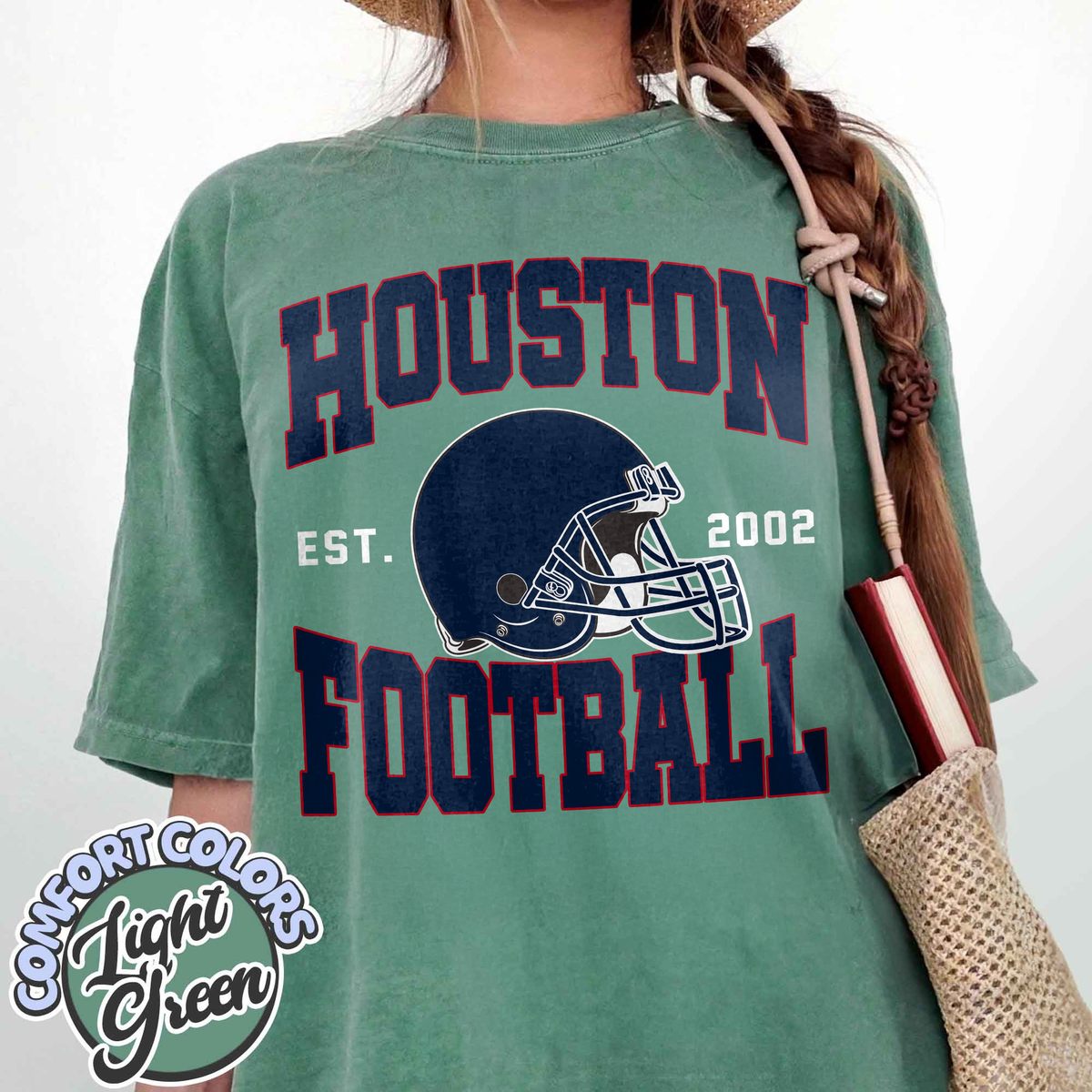 Unisex Houston football vintage t-shirt for men and women